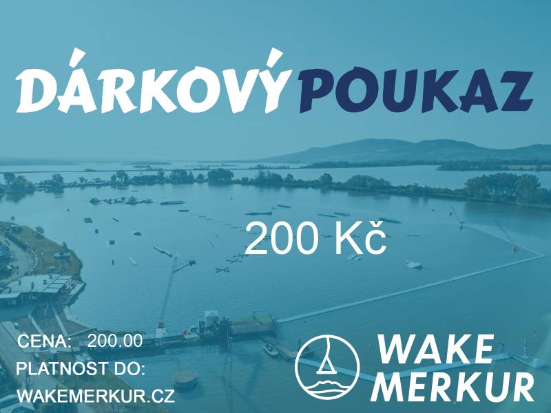 Voucher Dárkový poukaz, kredit 200 Kč