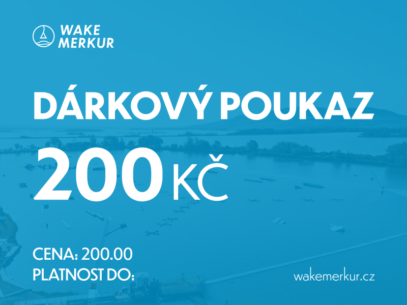 Voucher Dárkový poukaz, kredit 200 Kč